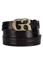 Paski - Gino Rossi Pasek BLYL23008 Brązowy - miniaturka - grafika 1