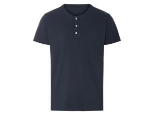 esmara Men T-shirt męski z bawełny (Granatowy, M(48/50)) - Koszulki męskie - miniaturka - grafika 1