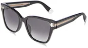 Okulary przeciwsłoneczne - Furla Unisex SFU592V okulary przeciwsłoneczne, czarne, 54, czarny, 54 - miniaturka - grafika 1