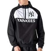 Garnitury - New Era Męska kamizelka MLB Winbreaker Neyyan wielokolorowa czarny XS-S - miniaturka - grafika 1