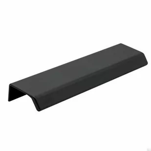 Uchwyt meblowy krawędziowy Side 160 Aluminiowy Czarny Mat - Zawiasy, okucia i inne akcesoria - miniaturka - grafika 1