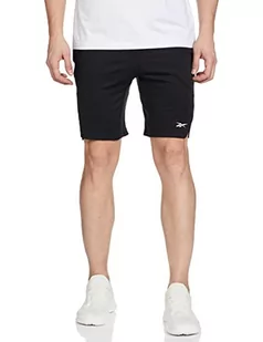 Reebok krótkie spodnie męskie Wor Comm Knit Short czarny czarny 3XL FP9186 - Spodnie męskie - miniaturka - grafika 1