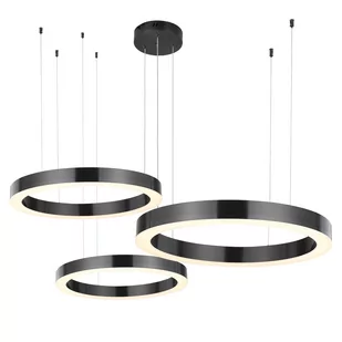 Lampa wisząca CIRCLE LED TYTAN na 1 podsufitce ST-8848-60+80+100 black Step Into Design - Lampy sufitowe - miniaturka - grafika 1