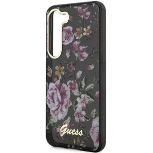 Etui Guess GUHCS23MHCFWSK do Samsung Galaxy S23+ Plus S916 czarny/black hardcase Flower Collection - Etui i futerały do telefonów - miniaturka - grafika 6