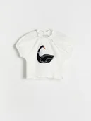 Bluzki dla niemowląt - Reserved - T-shirt z aplikacją - złamana biel - miniaturka - grafika 1