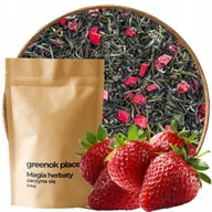 Herbata - Herbata zielona Truskawka Z Lawendą Premium 500g truskawkowa lawenda - miniaturka - grafika 1