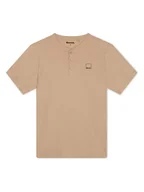 Koszulki męskie - Bench Koszulka "Movia" w kolorze beżowym - miniaturka - grafika 1