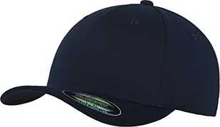 Flexfit Unisex czapka baseballowa, 5 paneli, dla mężczyzn i kobiet, jednokolorowa czapka baseballowa, zamknięta dookoła w wielu kolorach, rozmiary S/M i L/XL niebieski grantowy L-XL - Czapki damskie - miniaturka - grafika 1