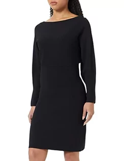 Sukienki - Sisley Sukienka damska, czarny 100, M - grafika 1
