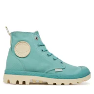 Botki damskie - Trapery Palladium Pampa Duo Chrome 74470-384-M Turkusowy - miniaturka - grafika 1