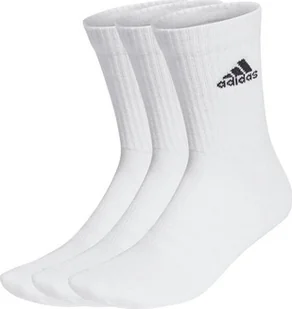Adidas Skarpety adidas Cushioned Crew Socks 3P białe HT3446 43-45 - Skarpety termoaktywne - miniaturka - grafika 1