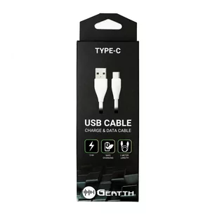 Kabel USB do USB-C 1m Gerrth Czarny - Kable USB - miniaturka - grafika 1