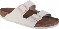 Sandały męskie - Birkenstock Birkenstock Arizona Vegan TEX 1022291 białe 42 - miniaturka - grafika 1
