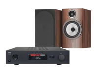 Zestawy stereo - NAD C368 (czarny) + 706 S3 (mokka) - miniaturka - grafika 1