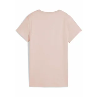 Damska koszulka ESS ELEVATED PUMA Rose Quartz Pink - Koszulki sportowe damskie - miniaturka - grafika 1