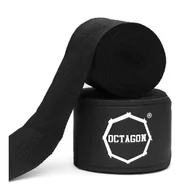 Bandaże bokserskie - Octagon Bandaże Bokserskie Owijki Fightgear Supreme Printed Black 3m - miniaturka - grafika 1