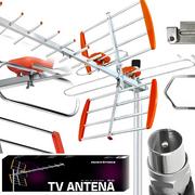 Anteny TV - Zewnętrzna Antena TV Naziemnej Kierunkowa DVB-T2 MUX Filtr LTE 32db JAKOŚĆ AH-11 - miniaturka - grafika 1