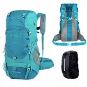 Plecaki - Plecak turystyczny 50L Traper 4 NIEBIESKI - miniaturka - grafika 1