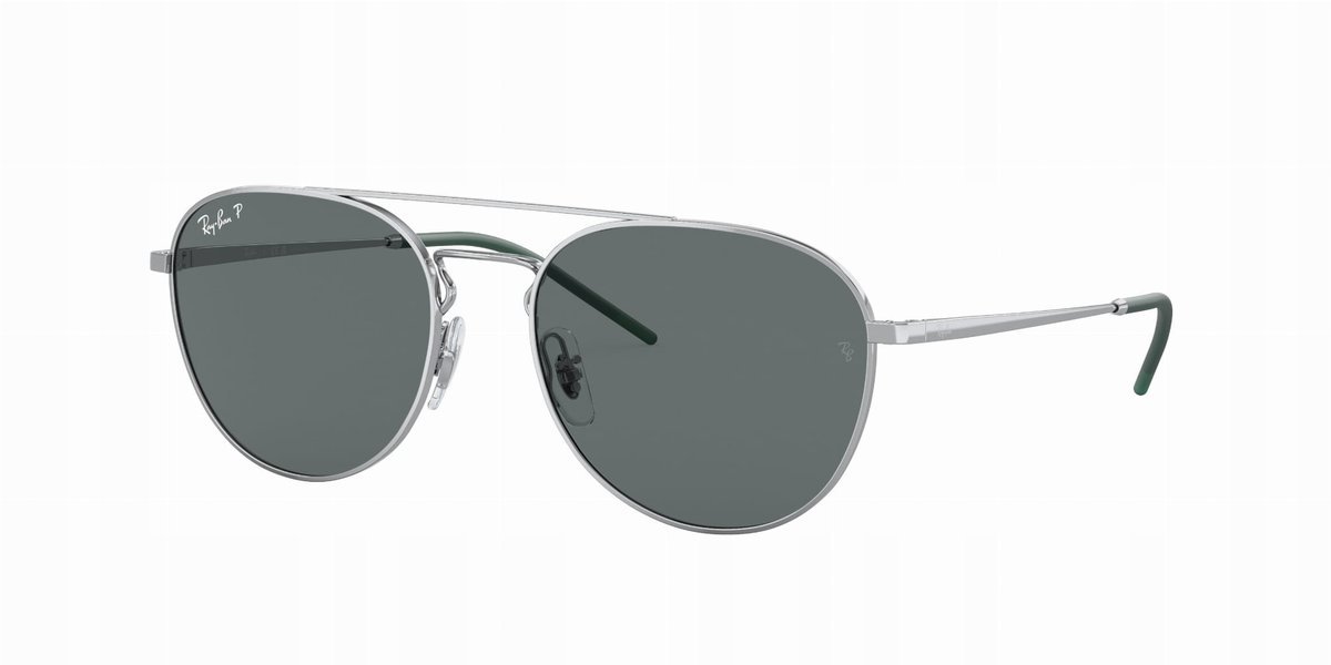 Okulary Ray-Ban Silver Dark Grey Polarized RB3589 925181