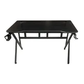 Biurka gamingowe - Cobra CR3009BK 120cm Czarny - miniaturka - grafika 1