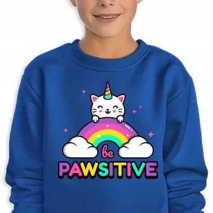 Bluza Dziecięca Granatowy Be Pawsitive Mix Wiele Wzorów -104 Cm (3-4) - Bluzy dla dziewczynek - miniaturka - grafika 1