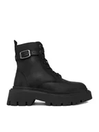 Botki damskie - G-Star Raw Trzewiki CEO-WI34-JOSIA-02 Czarny - miniaturka - grafika 1
