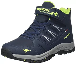 Buty trekkingowe męskie - KangaROOS Męskie buty trekkingowe K-XT Mura EV RTX D, granatowe/limonkowe, 40 EU - grafika 1