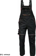 Odzież robocza - CERVA KNOXFIELD SPODNIE OGRODNICZKI - spodnie ochronne z elastyczną talią, odblaskowe wstawki - antracyt 54 - miniaturka - grafika 1