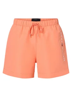 Tommy Hilfiger Męskie spodenki kąpielowe Mężczyźni pomarańczowy jednolity, M - Spodenki męskie - miniaturka - grafika 1
