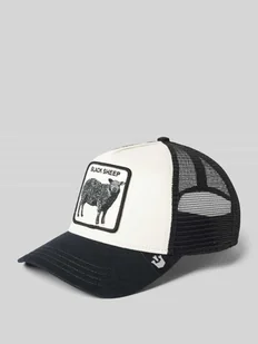 Czapka z daszkiem i naszywką z motywem model ‘The Black Sheep’ - Czapki męskie - miniaturka - grafika 1