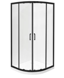 Besco MODERN BLACK kabina półokrągła przejrzyste szkło w sprzedaży od czerwca 2022 MPB-80-190-C MPB-80-190-C - Inne - miniaturka - grafika 1