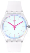 Zegarki damskie - Zegarek Swatch SO29K116-5300 POLAWHITE PAY! - - miniaturka - grafika 1