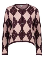 Swetry damskie - More & More Kardigan w kolorze jasnoróżowo-bordowym - miniaturka - grafika 1