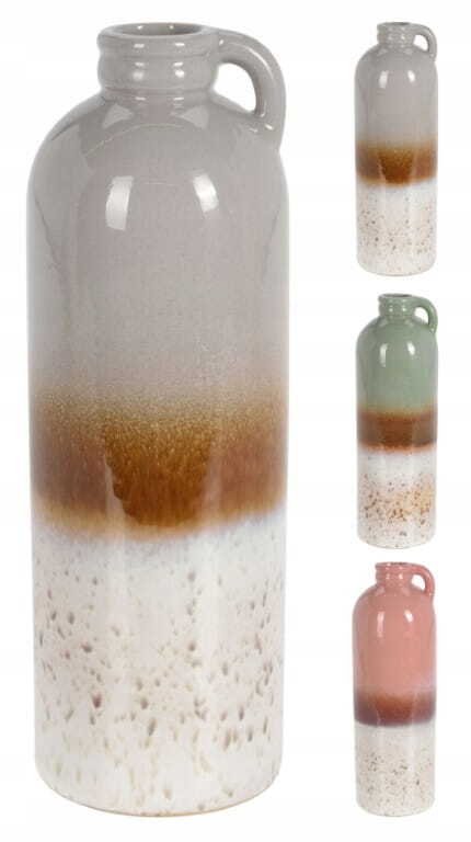 Ceramiczny dzbanek na kwiaty nowoczesny wazon 25x8 cm