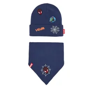 Czapki dla dzieci - Zestaw Szalik i Czapka Spiderman Ultimate CEO-ACCCS-AW25-113SPRMV Granatowy - miniaturka - grafika 1