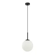 Lampy sufitowe - Deore D20 lampa wisząca 1xE27 czarna/biała PND-5578-1S-BK - miniaturka - grafika 1