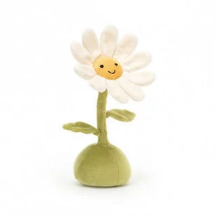 Jellycat DEKORACYJNA MASKOTKA Flowerlette Daisy - Kwiatek Stokrotka - 20 cm FLO6D - Maskotki i pluszaki - miniaturka - grafika 1