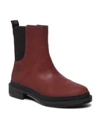 Botki damskie - Timberland Sztyblety Lisbon Lane Chelsea TB0A258VCH7 Brązowy - miniaturka - grafika 1