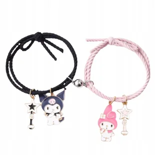 Zestaw 2 bajkowych bransoletek z uroczymi zawieszkami - Bransoletki - miniaturka - grafika 1