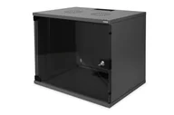 Tuning komputera - akcesoria - Digitus Szafa sieciowa wisząca 19" 9U rack 540x400, drzwi szyba, szary, niedzielona, niezłożona, 60kg - miniaturka - grafika 1