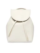 Plecaki - Calvin Klein Plecak Emblem Aop Mini Backpack LV04F3507G Biały - miniaturka - grafika 1