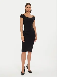 Rinascimento Sukienka koktajlowa CFC0119770003 Czarny Regular Fit - Sukienki - miniaturka - grafika 1