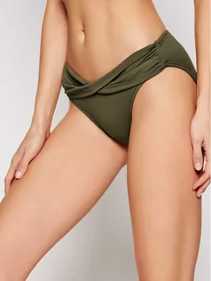 Stroje kąpielowe - Seafolly Dół od bikini Twist Band S4320-065 Zielony - grafika 1