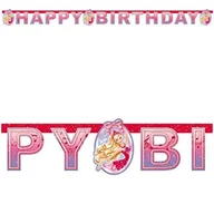 Urodziny dziecka - Amscan Girlanda "Barbie - Happy Birthday", różowa, 180 cm 552391 - miniaturka - grafika 1