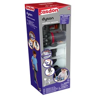 Casdon Dyson Zabawkowy odkurzacz dla dzieci pionowy bezprzewodowy 687 687 - Zabawki AGD - miniaturka - grafika 1