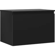 Szafki łazienkowe - Mexen Orio szafka łazienkowa podumywalkowa 70 cm z blatem, 1 szuflada, czarna mat - 91A10-07047-1-BFC71 - miniaturka - grafika 1