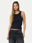 Koszulki i topy damskie - Noisy May Top Maya 27033135 Czarny Tight Fit - miniaturka - grafika 1