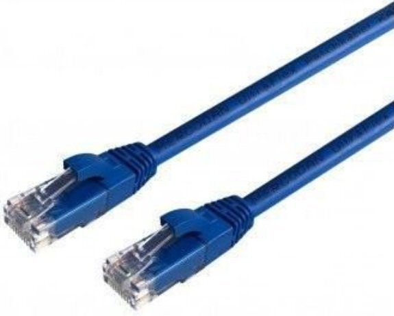 Mercodan Kabel sieciowy RJ-45, Cat.6, U/UTP, LSZH, UltraFlex, niebieski, 5 m 371237050