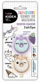 Gumki biurowe - Gumki zapachowe kotorożec i jednorożec 2 szt blister Kidea - miniaturka - grafika 1