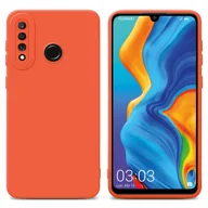 Etui i futerały do telefonów - Pokrowiec Etui Do Huawei P30 LITE w FLUID POMARAŃCZA TPU Silikonowe Obudowa Ochronny Case Cover Cadorabo - miniaturka - grafika 1